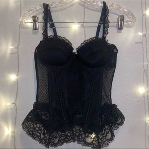 H&M black bustier
